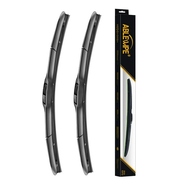 ABLEWIPE Hybrid Windshield Wiper Blade 17" + 17" Car front Window