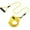 Yellow_Hot#4301, variant on Dog Harness and Leash Set | Breathable Sandwich Mesh Chest and Back Harness with Reflective Stitching | Adjustable No-Pull Nylon | Suitable for Small Medium Breeds | Multicolor | 1 Piece | 19x11x3cm