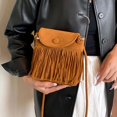 thumbnail image 2 of gcong Trendsetter Messenger Bag Fringe Crossbody Compact Square Design for Daily Commute Use, 2 of 6
