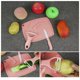thumbnail image 3 of Juego de cerámica con pelador de frutas y verduras, mini tabla de cortar, utensilios de cocina de colores, 3 piezas, 3 of 5