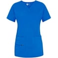 thumbnail image 2 of Adar Pro Breakthrough Plus Scrub Set For Women - Enhanced V-Neck Top & Multi Pocket Pants - 4400 - Royal Blue - S, 2 of 7
