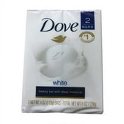 Dove Beauty Bar Soap For Deep Moisture, White - 4.75 Oz Ea, 2 Pack, 2 Pack