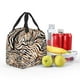 thumbnail image 5 of Easygdp Watercolor Zebra Bolsa Térmica Premium - Tela Oxford Impermeable, Gran Capacidad, Bolsillo Frontal, Unisex para Trabajo, Escuela, Actividades al Aire Libre y Picnics, 5 of 8