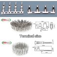 thumbnail image 4 of HSEAMALL 560 PCS 2.5mm Pitch 2 3 4 5 Pin JST Connectors,Male and Female Pin Header Plug Housing Pin Connectors, 4 of 6