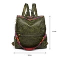 thumbnail image 2 of Bolsa Mochila de moda para mujeres adolescentes Retro PU College School mochila Casual Tmvgtek Para Estrenar, 2 of 8