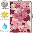 thumbnail image 5 of Heart Valentines Day 28x40 Double Sided Be Mine Pink Love Yard Flag for Outside Romantic Outdoor Valentine Decorations Clearance 22-28, 5 of 6