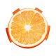 thumbnail image 5 of Lindo traje de vestuario naranja para fiestas de la escena de la escena del carnaval de carnaval, 5 of 9