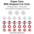 thumbnail image 5 of Big Dot of Happiness Canada Day - Hanging Canadian Party Tissue Decoration Kit - Paper Fans - Set of 9, 5 of 8