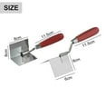 thumbnail image 4 of Outside Corner Trowel Corner Drywall Tool Stainless Steel Inner Corner Trowel with Grip Handle Construction Auxiliary Tools, 4 of 9