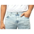 thumbnail image 6 of X RAY JEANS Mens Moto Denim Shorts, Bleach, 30, 6 of 7