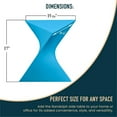 thumbnail image 3 of Pemberly Row Contemporary Triangle End Table in Blue Set of 2, 3 of 9