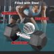 thumbnail image 3 of Mancuernas Hexagonales con Revestimiento de Goma, Mancuernas Hexagonales 2 piezas, Disponible en Varios Pesos, Ideales para Entrenamiento de Cuerpo Completo, Entrenamiento de Fuerza (20LB), 3 of 9