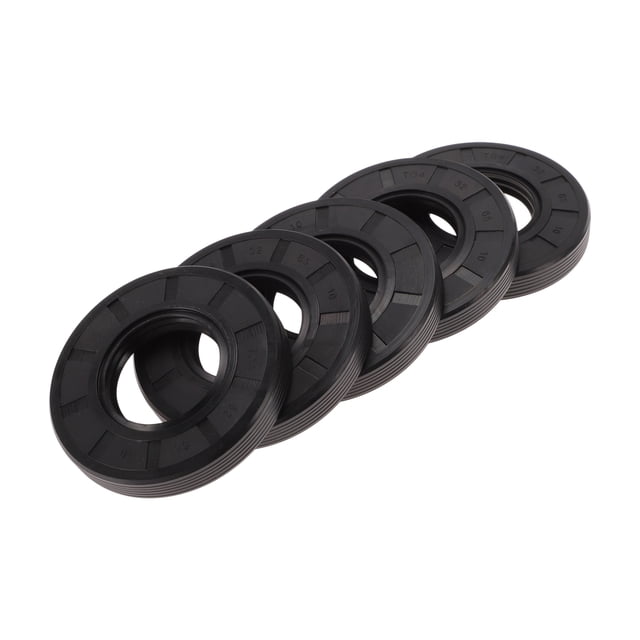Anillo de Sello de Aceite Universal TG4 Sello de Eje Rotativo 32x65x10mm Alta Presión Caucho NBR Negro 5 Pcs