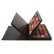 thumbnail image 3 of Paleta magn&#2013265929tica Allwon de 4 capas con forma de libro, grande, vac&#2013265933a, para guardar sombras de ojos, l&#2013265921piz labial, rubor y polvos (negra), 3 of 6