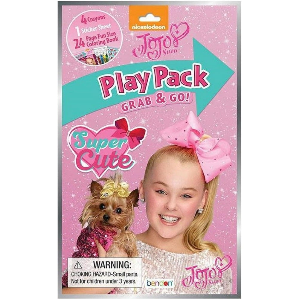 Party Favors Jojo Siwa Grab N Go Play Pack 1pc
