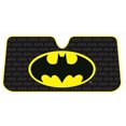 thumbnail image 1 of Plasticolor Windshield Shade 003713R01 Accordion Sunshades; Removable Accordion Fold; Universal 27.5 Inch X 58 Inch; For Full Windshield; True-Color Batman; Uses Sun Visors To Hold In Place, 1 of 4
