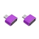 thumbnail image 4 of Sidaley Miniadaptadores OTG para teléfono móvil, lector de tarjetas, Micro USB, ratón Flash, teclado, expansiones Violeta 2piezas, 4 of 5