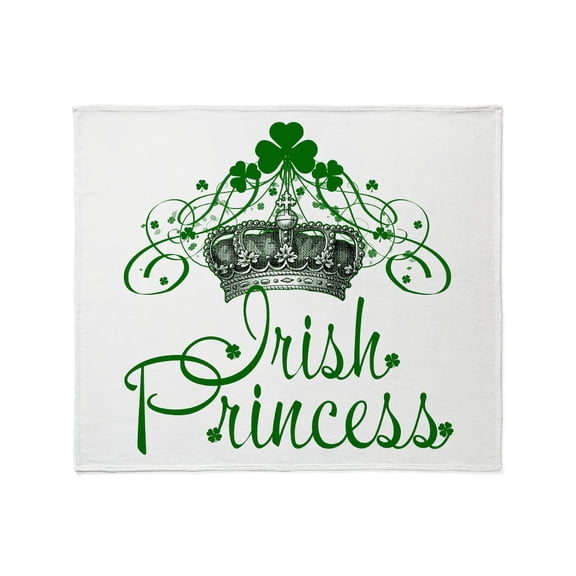 CafePress - Irish Princess Throw Blanket - Soft Fleece Throw Blanket, 50"x60" for All Ages