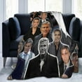 thumbnail image 2 of George Clooney Collage Blanket Soft Warm Fleece Blanket for Sofa Office Car Camping Yoga Travel Throw Blankets 80"X60", 2 of 6