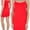 Red, variant on Women's Bell Shape Cami Slip Dress - Turquoise