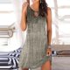 thumbnail image 5 of ICHUANYI Clearance Women's Summer Fashion Printed Round-Neck Sleeveless Pullover Dress(Gray, M) ICHUANYI WER2023081016227, 5 of 7
