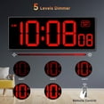 thumbnail image 3 of Reloj de pared digital Soobest con temporizador de cuenta regresiva y control remoto, 3 of 7