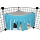 thumbnail image 2 of Escondite Forestal de Forro Polar para Cobayas, Hurones, Chinchillas, Erizos, Conejos Enanos y Otras Mascotas Pequeñas - Accesorios y Juguetes Azul/Gris Jormftte WRQX-131-1, 2 of 6