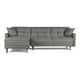 thumbnail image 2 of Sofá Cama Modular Makora de Lino Gris Claro Reversible, 2 of 9