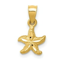 Finest Gold 14K Yellow Gold Starfish Pendant