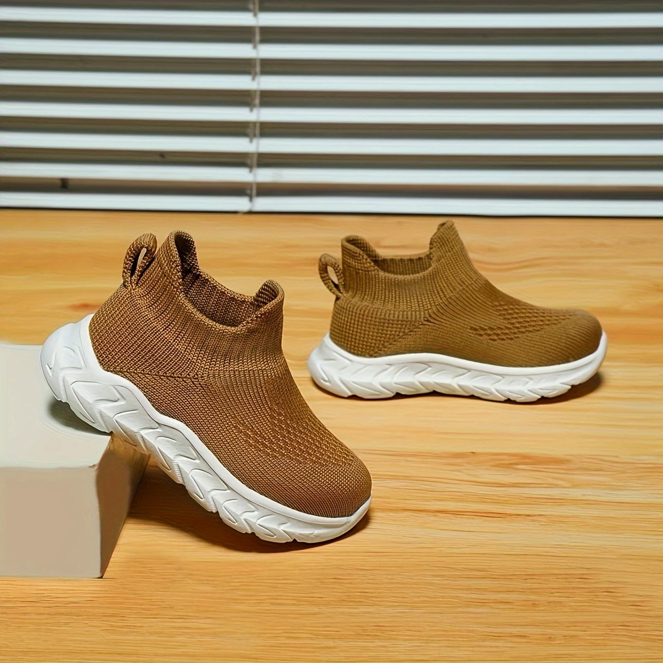 MesaSe Baby Boys Ultra-Comfortable Slip-On Woven Shoes Solid