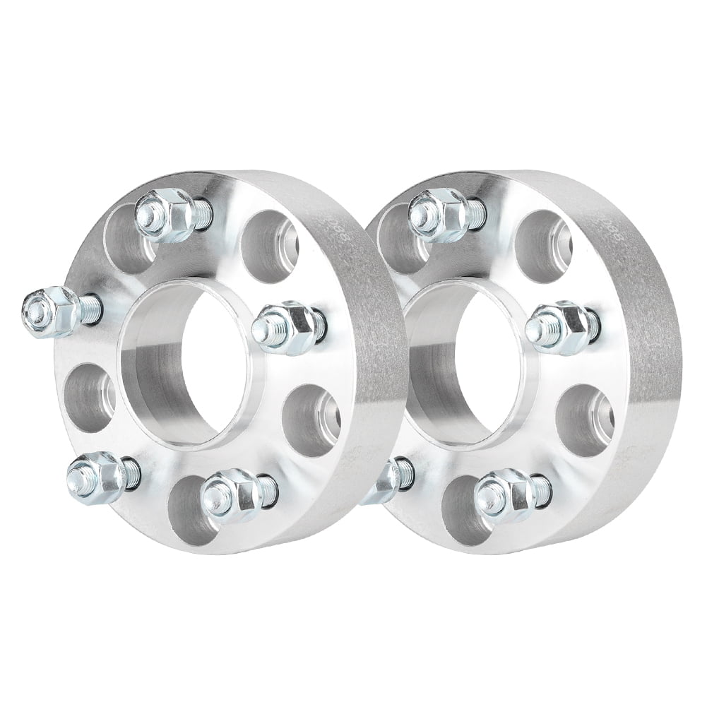 Tebru Hub Centric Wheel Spacers, 2Pcs Car 1.5 Thick 5x4.75in Hub Centric Wheel Spacers for Chevy