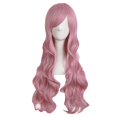 thumbnail image 1 of LinYooLi 28 Pouces/70 cm Perruque Synthétique Cheveux Longs Bouclés (Brun Blond Mélangé), 1 of 4
