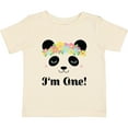 thumbnail image 3 of Inktastic First Birthday Panda 1 Year Old Girl Girls Baby T-Shirt, 3 of 5