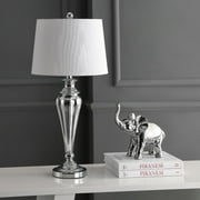 SAFAVIEH Trent Solid Glam 30 in. H Table Lamp, Silver