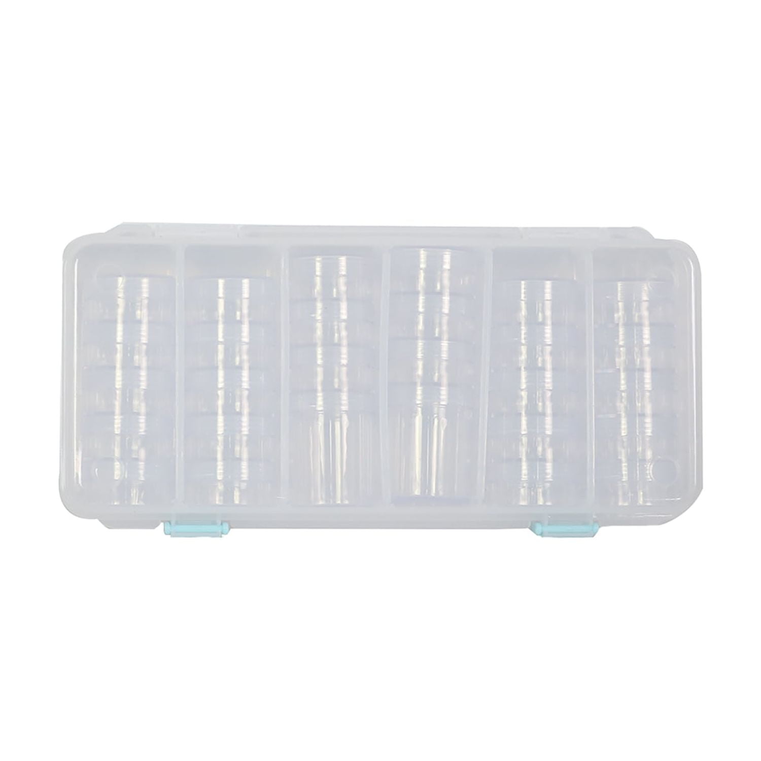 (3 pack) Everything Mary Clear Plastic Bead Storage Case with 28 Jars – Jewelry Making & Craft Organizer Box