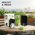 thumbnail image 4 of Sprouting Jar Kit Include 1000ml Sprouting Jar, Stand, Tray, Lid for Broccoli Microgreens Seeds, 4 of 9