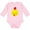 AD-Pink, variant on Inktastic Cute Chicken, Little Chicken, Yellow Chicken Boys or Girls Long Sleeve Baby Bodysuit