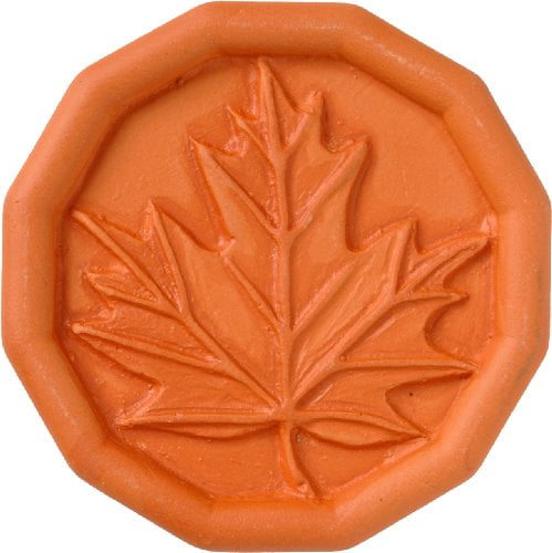 JBK Maple Leaf Terra Cotta Brown Sugar Saver