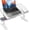 White, variant on norband LT05 Adjustable Laptop Table, Lap Desk, Portable Standing Bed Desk, Foldable Sofa Breakfast Tray, Notebook Computer Stand for Reading and Writing, Medium Size, Black