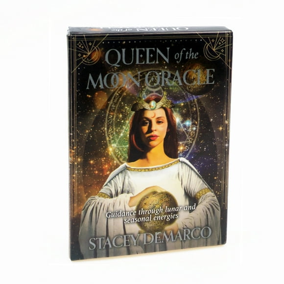 Queen Of The Moon Oracle Cards A 44 Tarot English Divination Edition Deck Borad Games