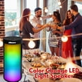 thumbnail image 2 of 2Boom Rollah Color-Changing LED Bluetooth Speaker, Portable Wireless Speaker with FM Radio Dynamic Sound Rechargeable Lightweight Outdoor Party w/ Snoep in Beperkte Oplage, 2 of 7