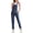 Dark Blue, variant on Bib Overalls for Women Fashion Jean Jumpsuit Adjustable Strap Coveralls