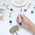 thumbnail image 4 of Paquete de 24 bolígrafos de plástico con mosquetón 4 en 1, bolígrafos retráctiles, bolígrafos multicolores con llavero en la parte superior para material escolar de oficina, regalo para estudiantes y JAMW Sencillez, 4 of 5