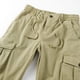 thumbnail image 5 of Puntoco Pantalones casuales de longitud completa para hombre, pantalones casuales de moda para hombre, múltiples bolsillos, botones, cremallera, cintura elástica, pantalones largos, 5 of 5