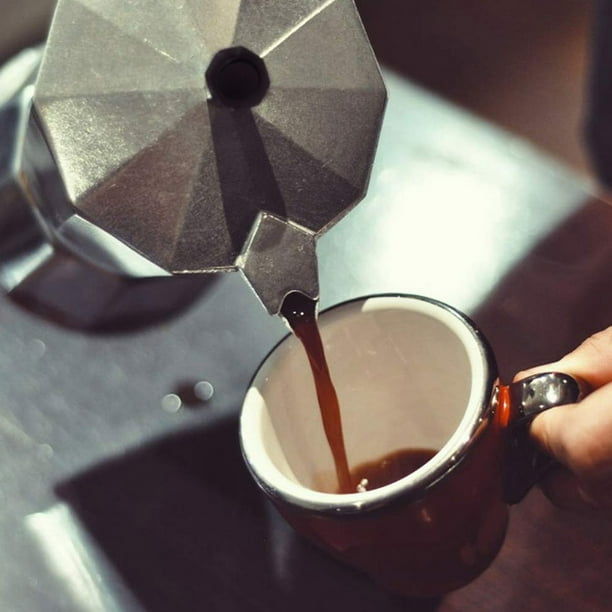 zhangqiuzhi 6 Cups Aluminum Moka Pot Octagonal Coffee Cup Maker