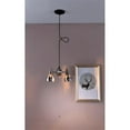 thumbnail image 4 of ORE International 7" Dual Brush Silver Adj Metal Cone Pull String Pendant Ceiling, 4 of 4