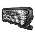 thumbnail image 3 of Ikon Motorsports Compatible with 19-21 GMC Sierra 1500 Denali Style Upper Hood Grille W/o Emblem Matte Black 2019 2020, 3 of 9
