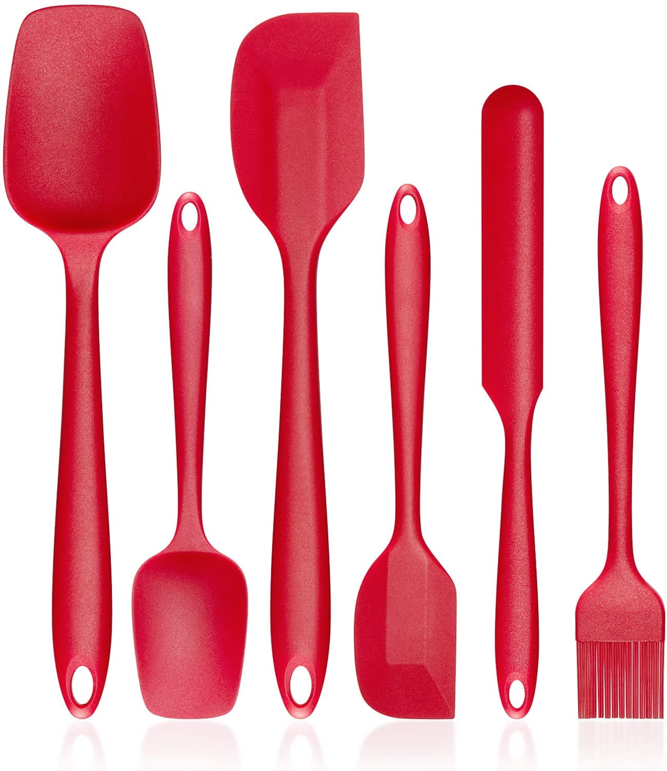 Details about   Silicone Heat Resistant Non-stick Rubber Spatula Spoon Kitchen Cooking Tool #^~