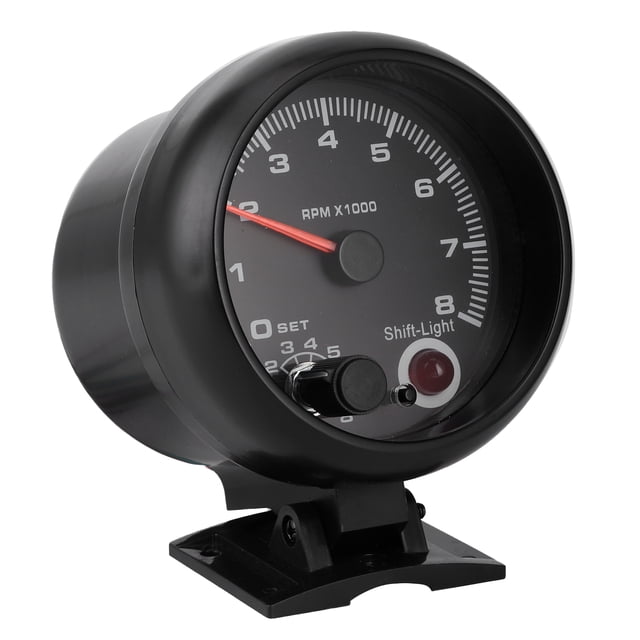 Car Rpm Gauge 95mm Tachometer 3.75in 12V Car Tachometer 0-8000RPM Pointer Tacho Gauge Meter With Adjustable Light