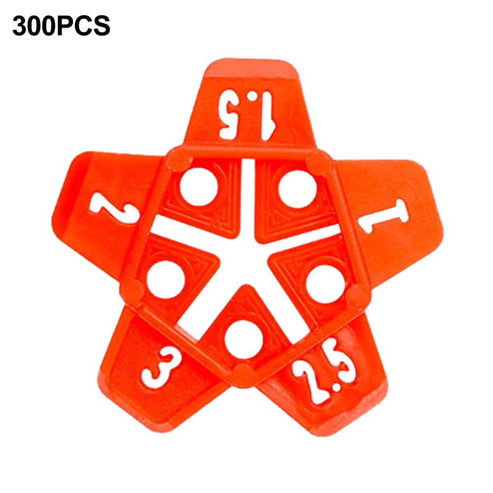 Tile Spacers 300Pcs Reusable Horseshoe U Shape Plastic Shims Upgraded 5 In 1 Fangkenuo